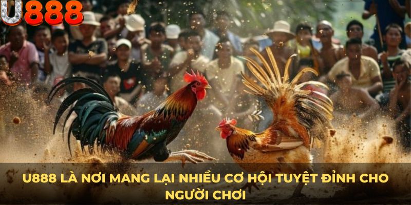 U888 là nơi mang lại nhiều cơ hội tuyệt đỉnh cho người chơi